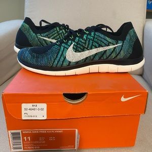NWT Nike Free Flyknit 4.0 women’s size 11